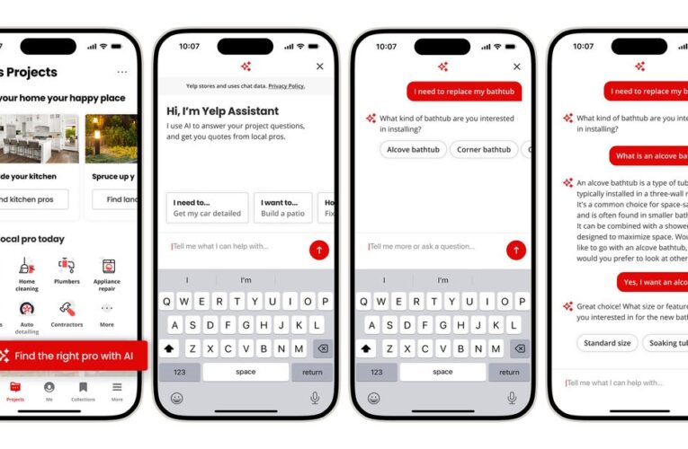 Yelp Has a New AI Bot for Home Repairs, and It’ll Quiz You on Your Needs     – CNET