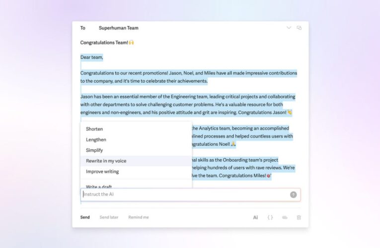 Superhuman Aims to Supercharge Your Email With an AI Assist     – CNET