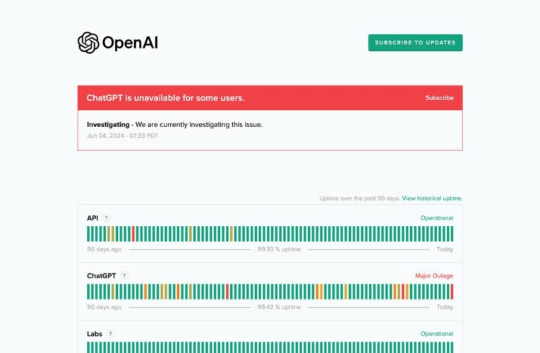 ChatGPT Outage Disrupts Users of the Most Popular Gen AI Tool     – CNET