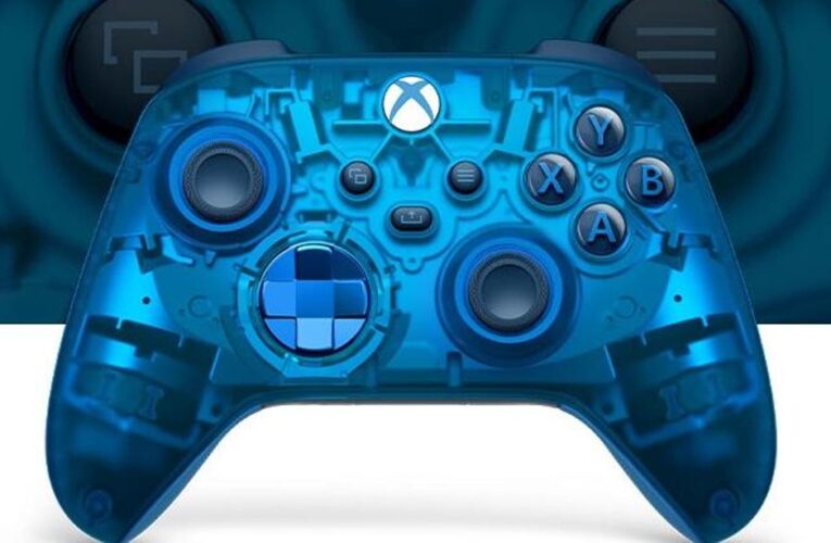 Retro-Inspired Transparent Sky Cipher Xbox Controller Available for Preorder