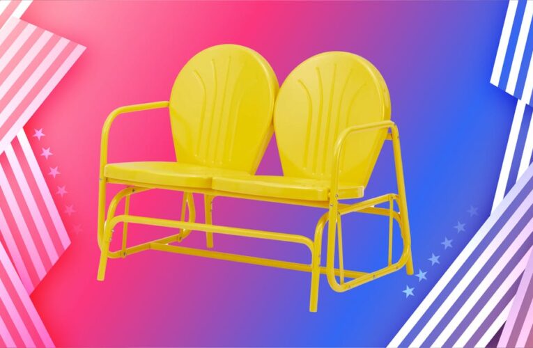 Sit Pretty This Labor Day With $50 Off This Sunny Yellow Outdoor Chair